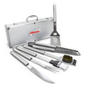 Deluxe 6 Piece Stainless Steel BBQ Tool Set